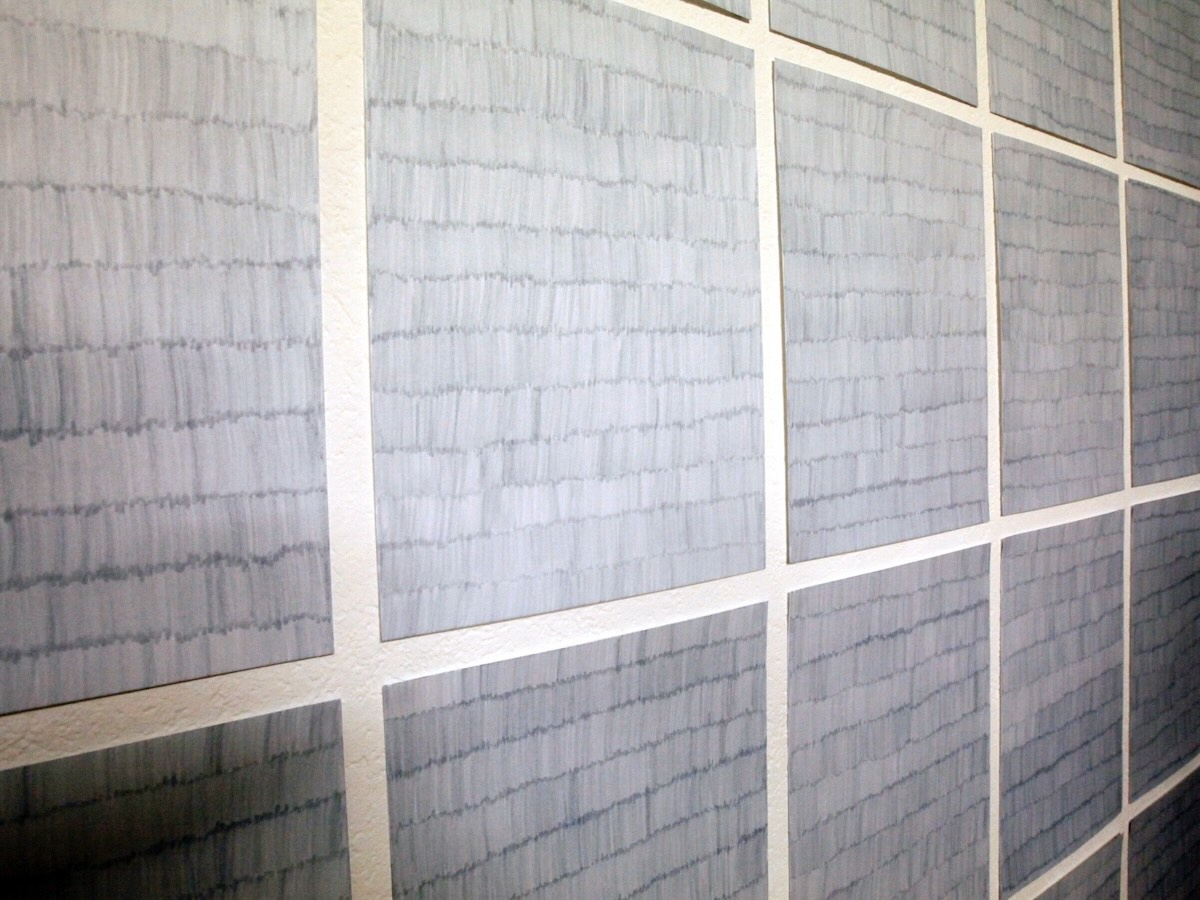 Grey Drawings: A collection of grey drawings built row by row, the line direction alternating left-
                        right and right-left until the page is lled.